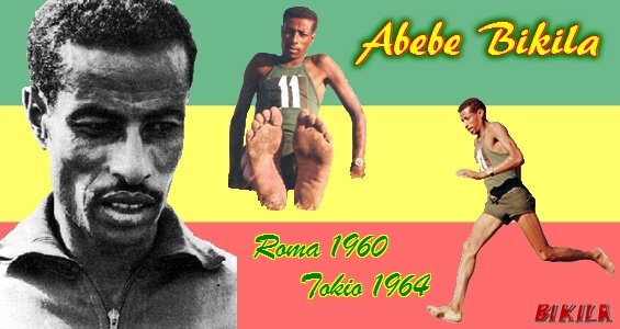 ABEBE BIKILA olimpíadas